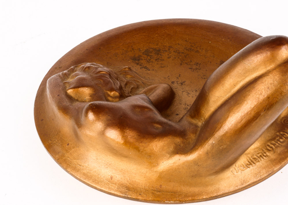 1939 Signed Art Deco Pipe Stand