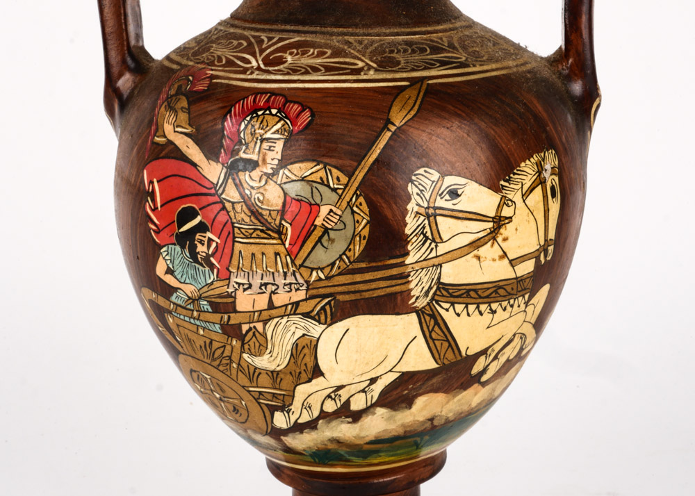 Vintage Hand Painted Ceramic Vase