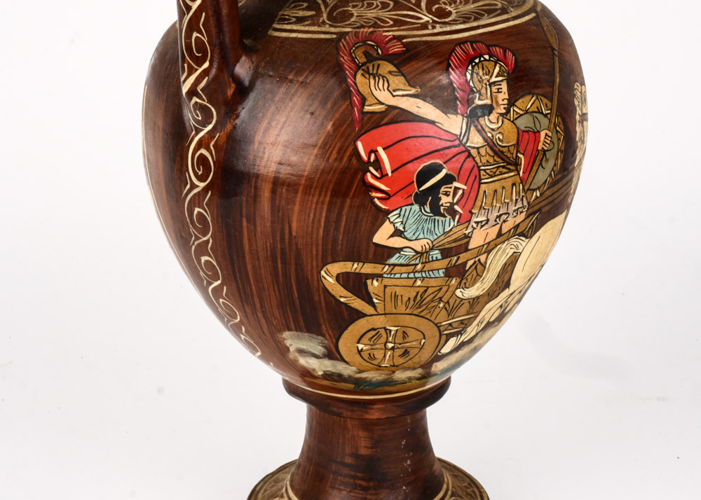 Vintage Hand Painted Ceramic Vase