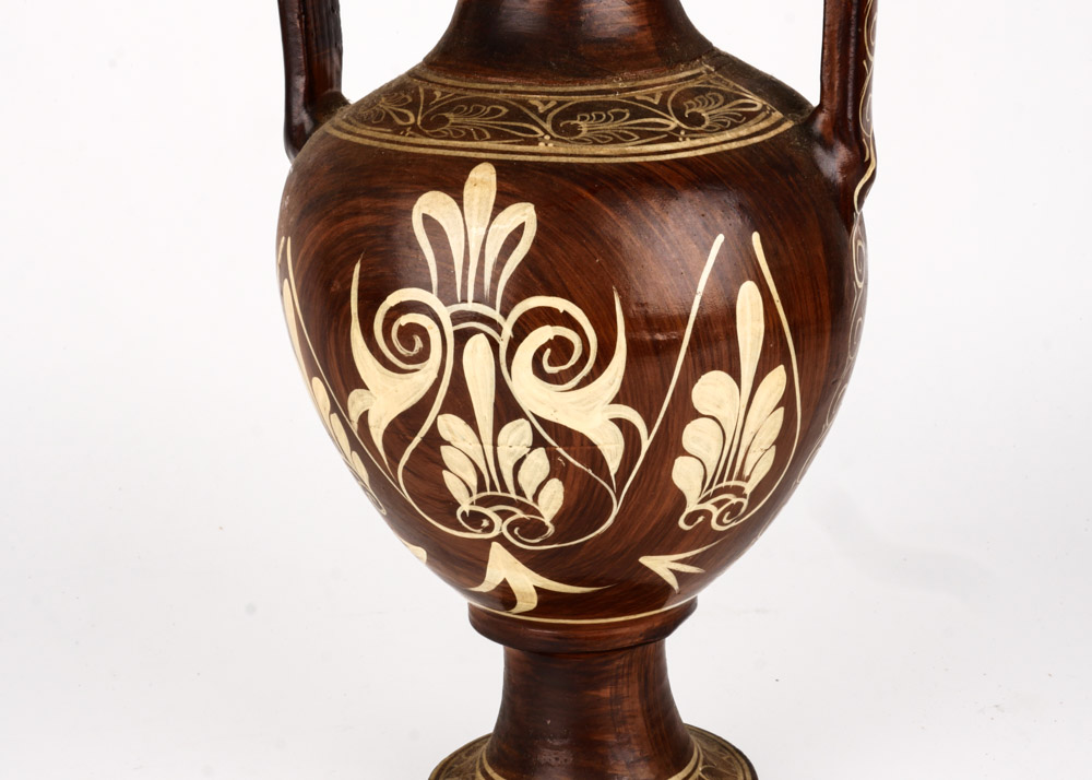 Vintage Hand Painted Ceramic Vase