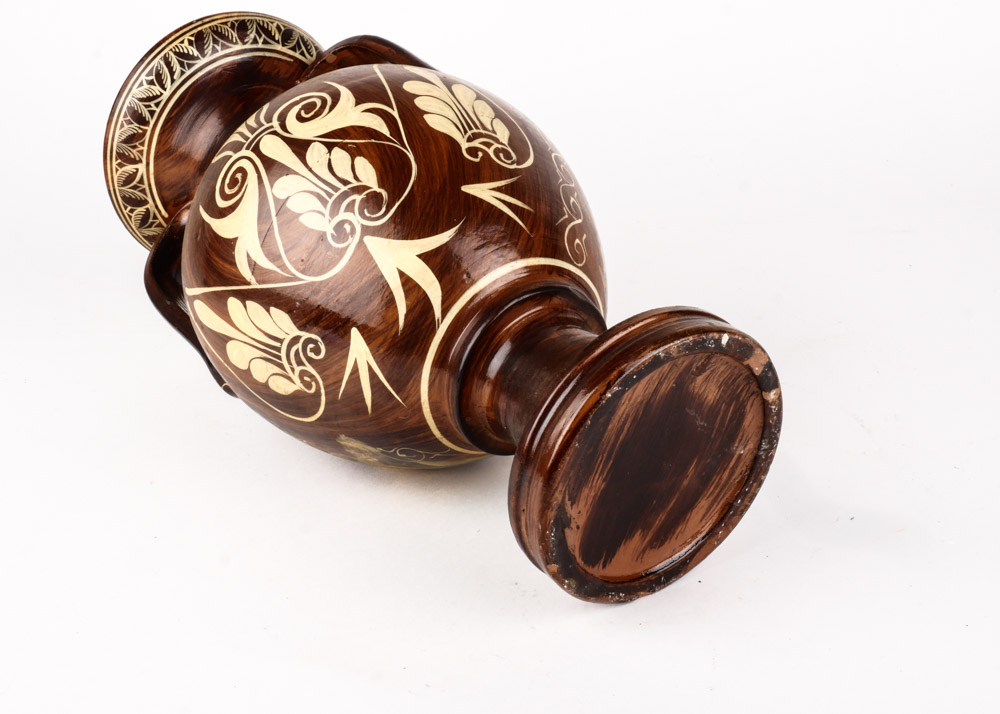 Vintage Hand Painted Ceramic Vase