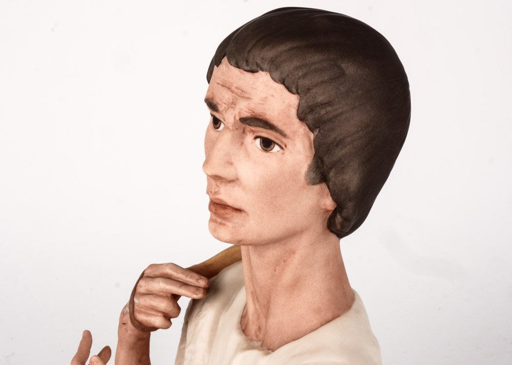 Limited Edition Laszlo Ispanky "David" Porcelain Bisque Figure