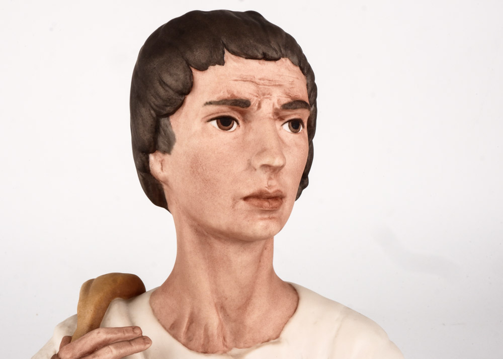 Limited Edition Laszlo Ispanky "David" Porcelain Bisque Figure