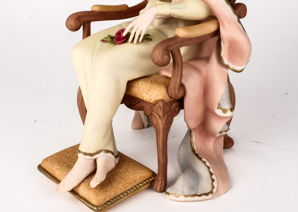Limited Edition Laszlo Ispanky "Queen of Spring" Porcelain Bisque Figure