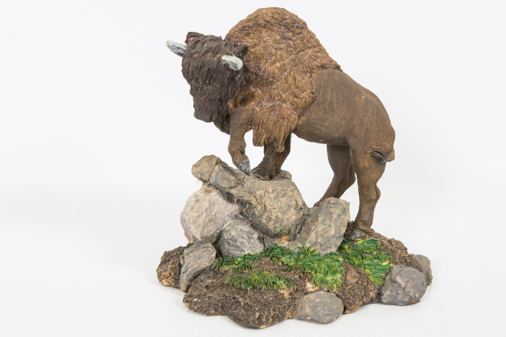 Collection of Bison and Ox Statuettes