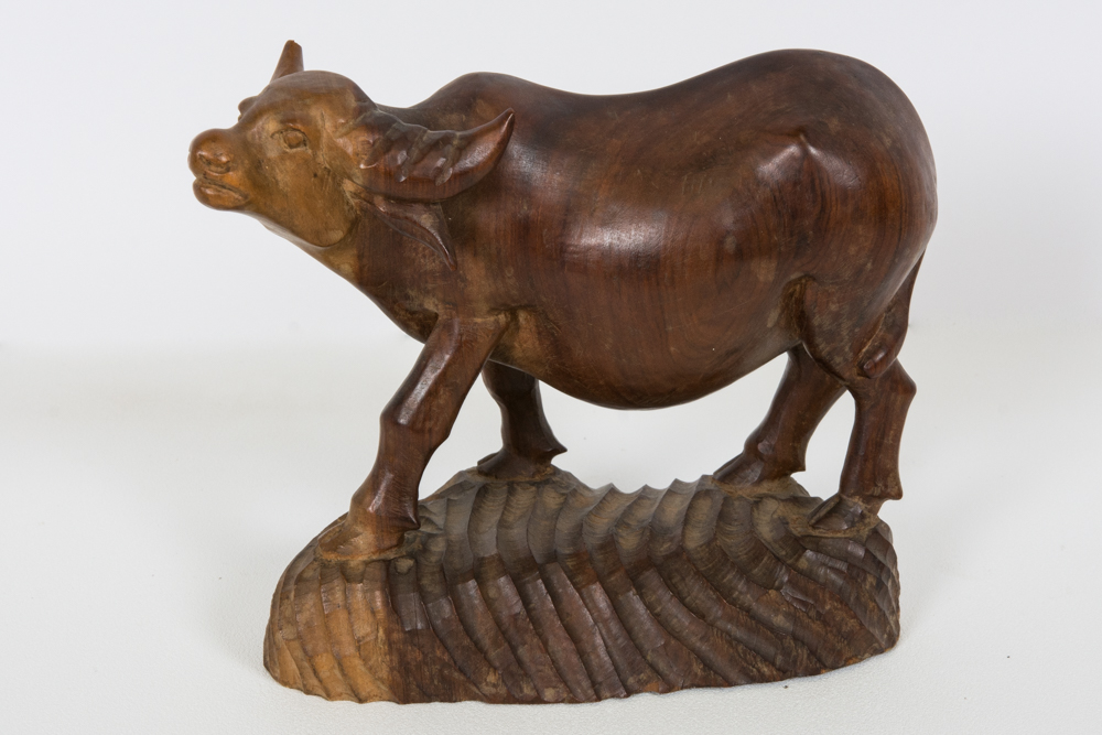 Collection of Bison and Ox Statuettes