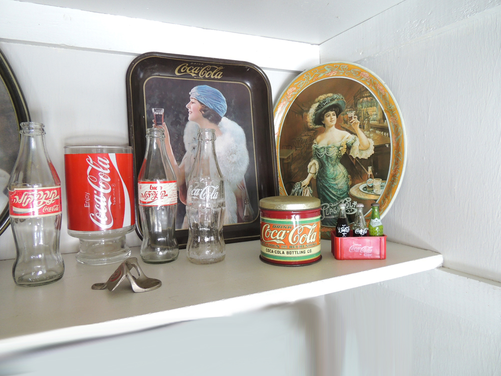 Vintage Coca Cola Collectibles Featuring Serving Trays