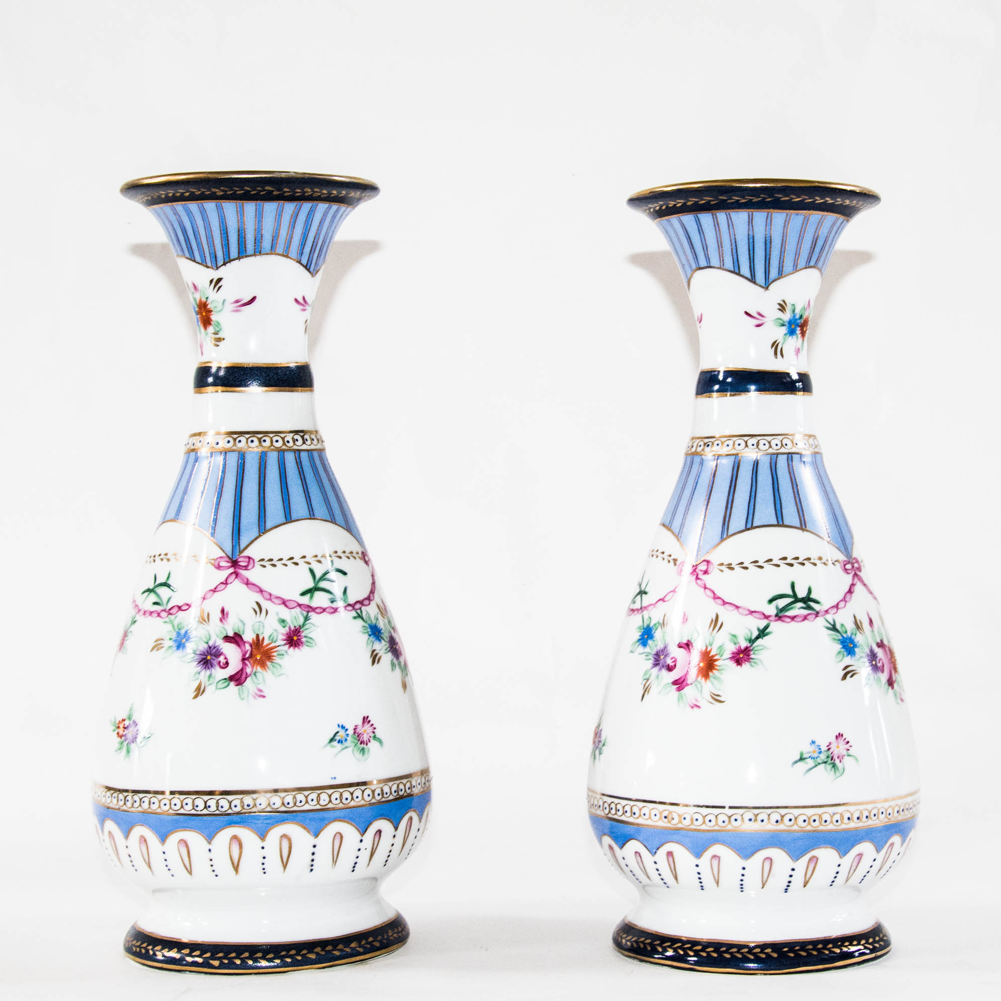 Pair of Limoges Vases