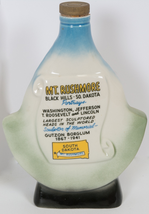 Assortment of Jugs and a Mt. Rushmore Decanter