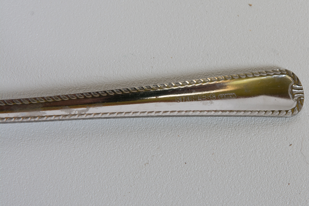 Stainless Steel Silverware with Drawer Organizer