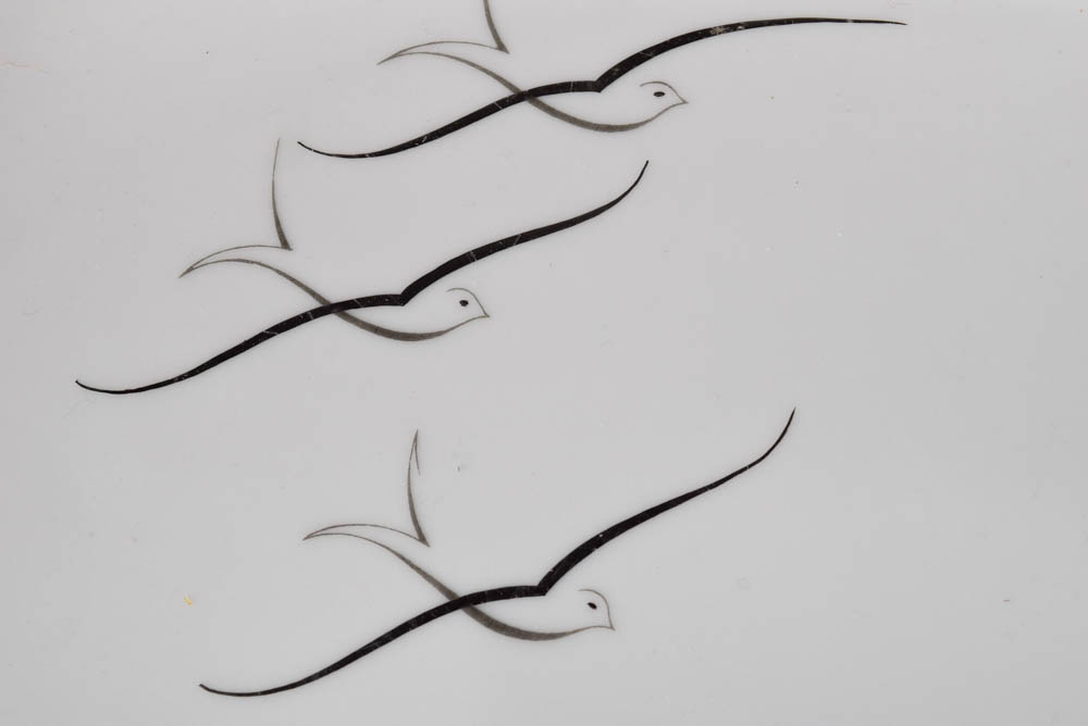 Set of Hand Painted Silver Slight Arzberg China