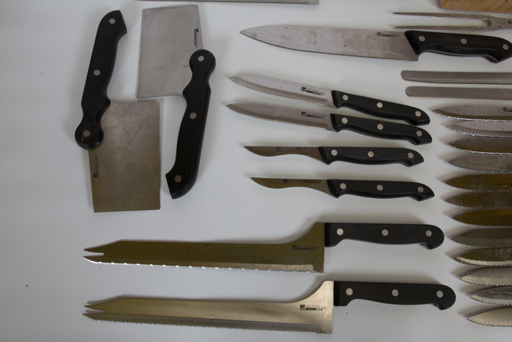 Ronco Knife Block and Knife Set