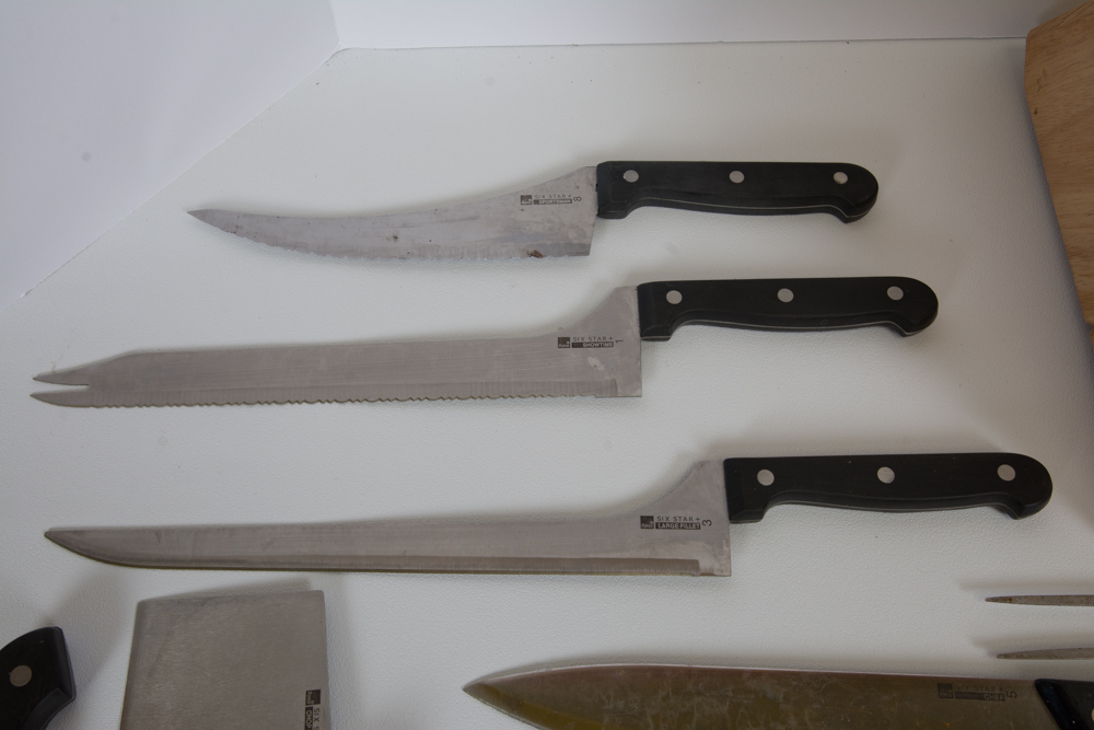 Ronco Knife Block and Knife Set