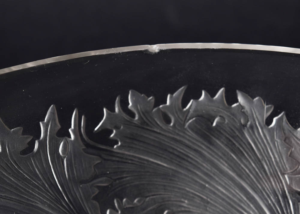 Lalique Chicoree Crystal Bowl