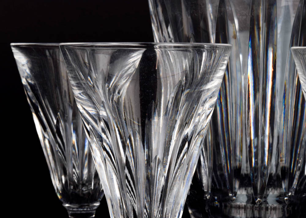Waterford Crystal Decanter and Wine Glasses in "Eileen"