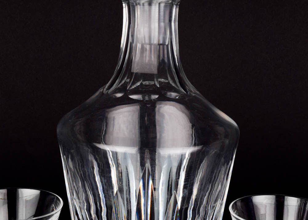 Waterford Crystal Decanter and Wine Glasses in "Eileen"