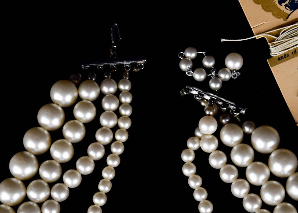 Collection of Vintage Faux Pearls