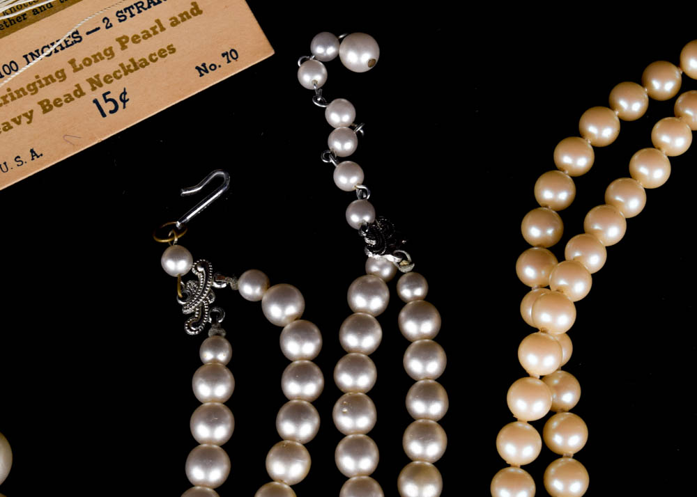 Collection of Vintage Faux Pearls