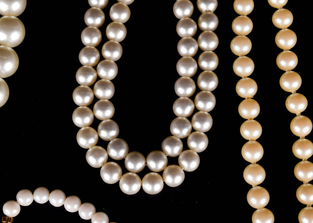 Collection of Vintage Faux Pearls