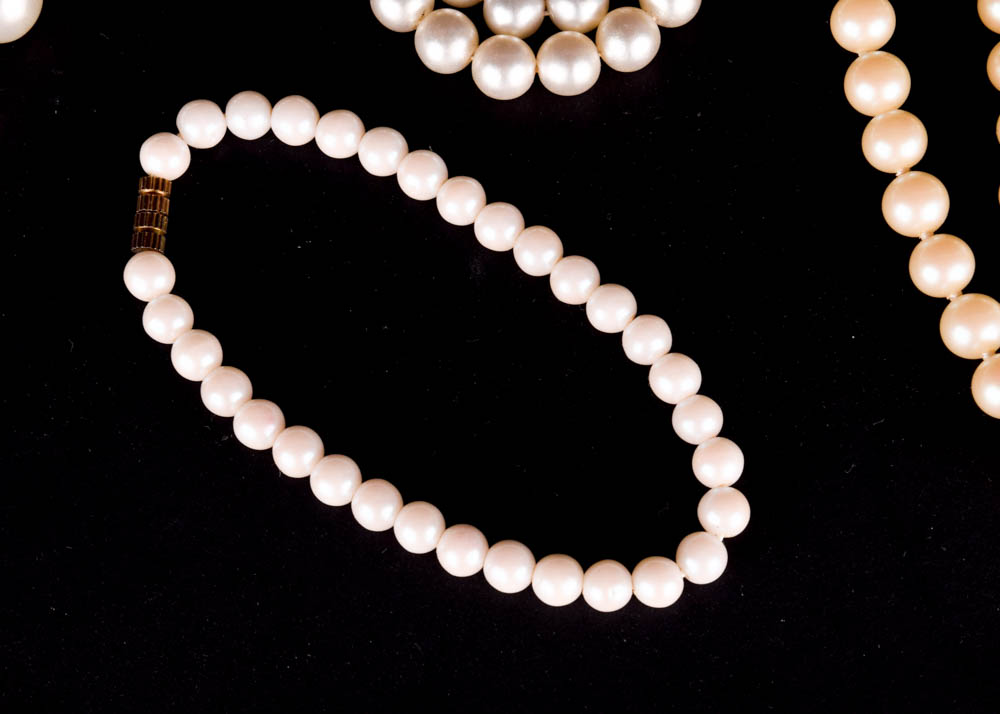 Collection of Vintage Faux Pearls