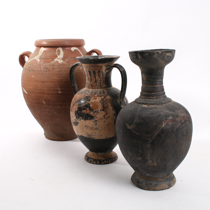 Greek Style Amphora Vases