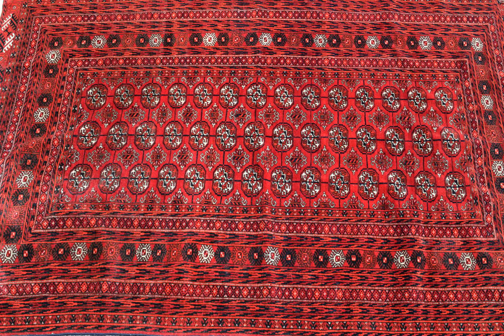 Hand Knotted Bokhara Rug