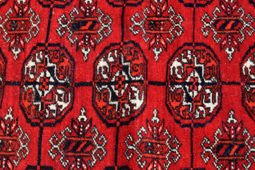 Hand Knotted Bokhara Rug