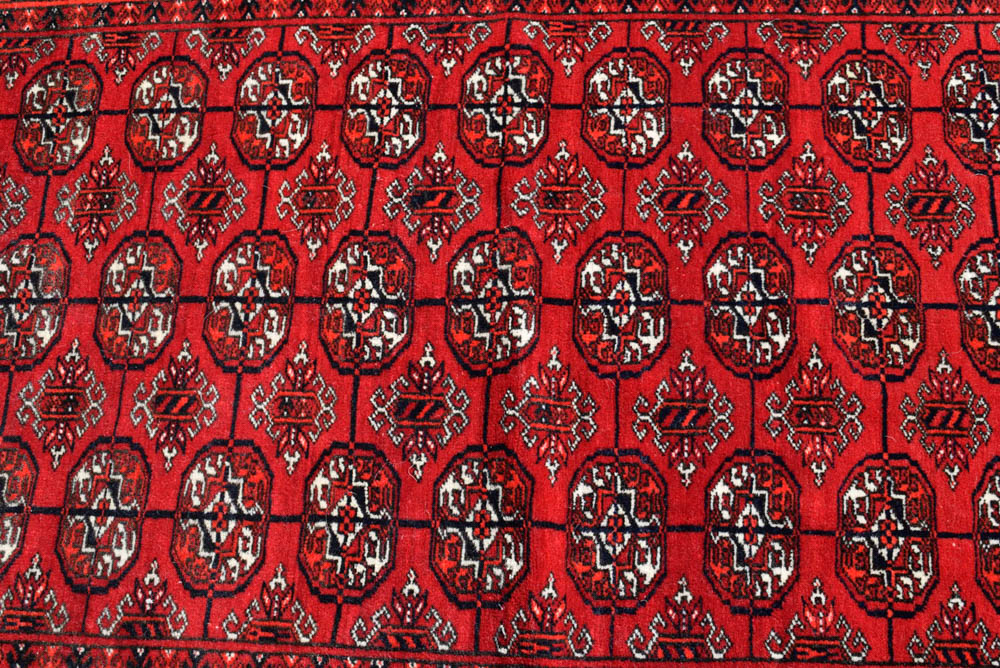 Hand Knotted Bokhara Rug