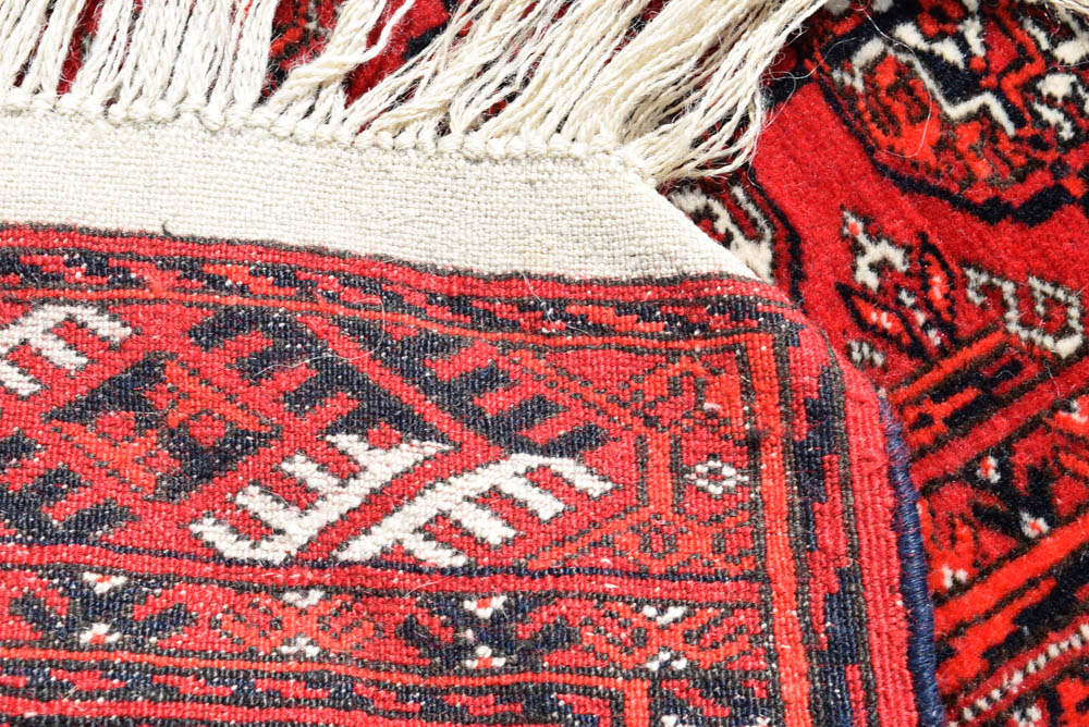 Hand Knotted Bokhara Rug