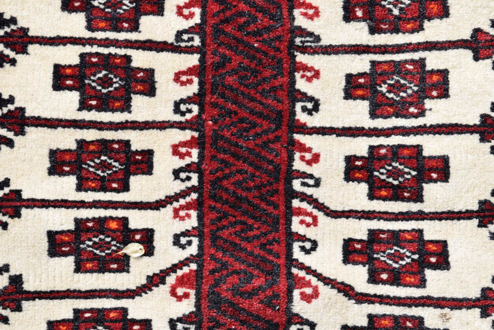 Hand Knotted Afghan Balouch Prayer  Rug