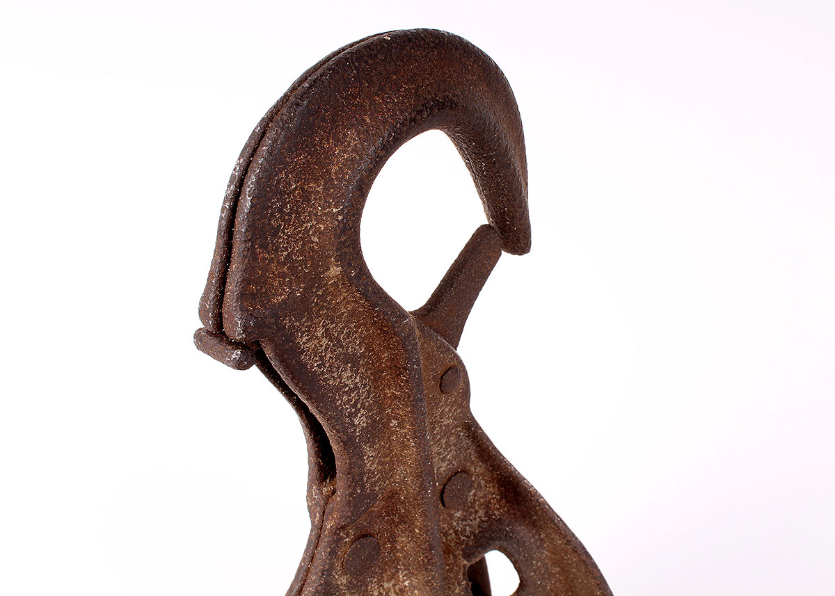 Two Antique Pulley Wheels