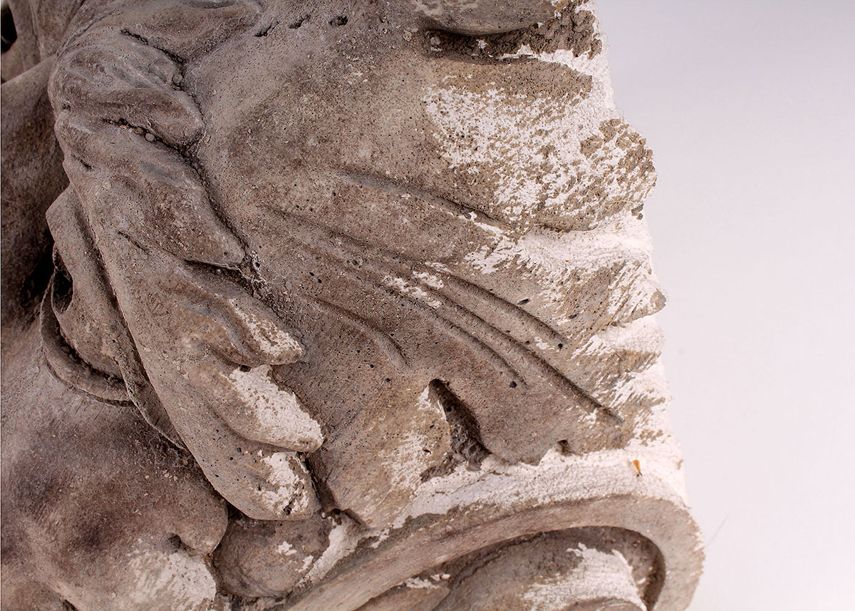 Concrete Gargoyle Pair