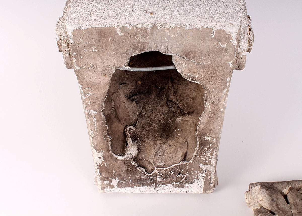 Concrete Gargoyle Pair