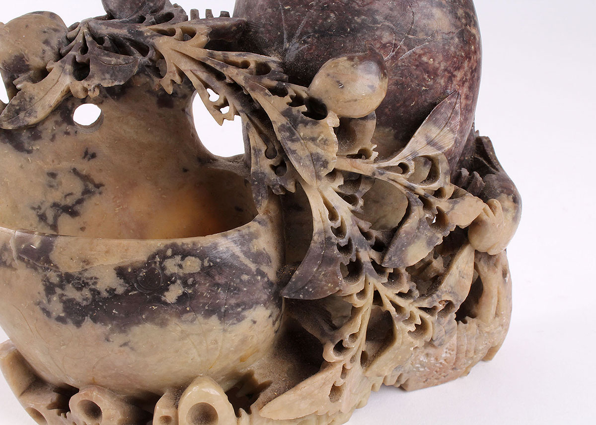 Intricately Carved Marble Vase