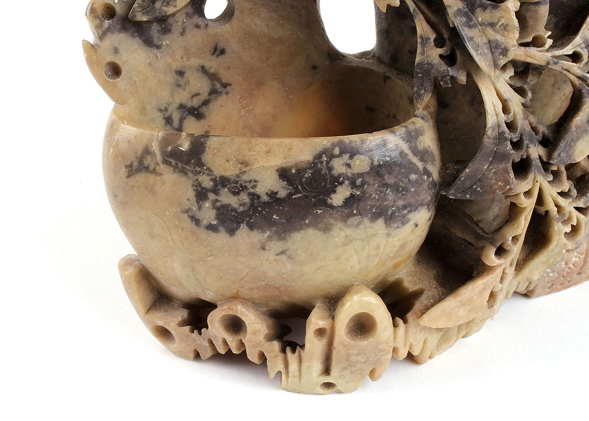 Intricately Carved Marble Vase