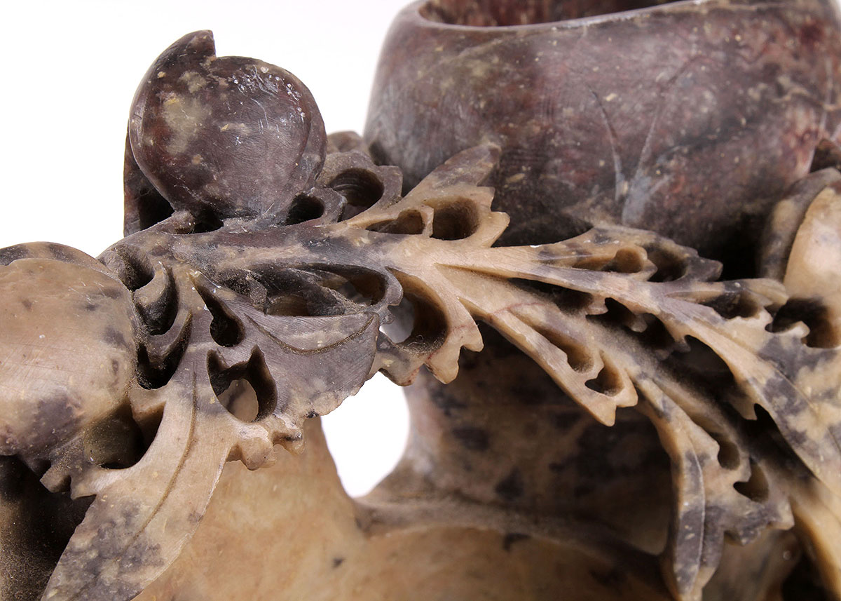 Intricately Carved Marble Vase