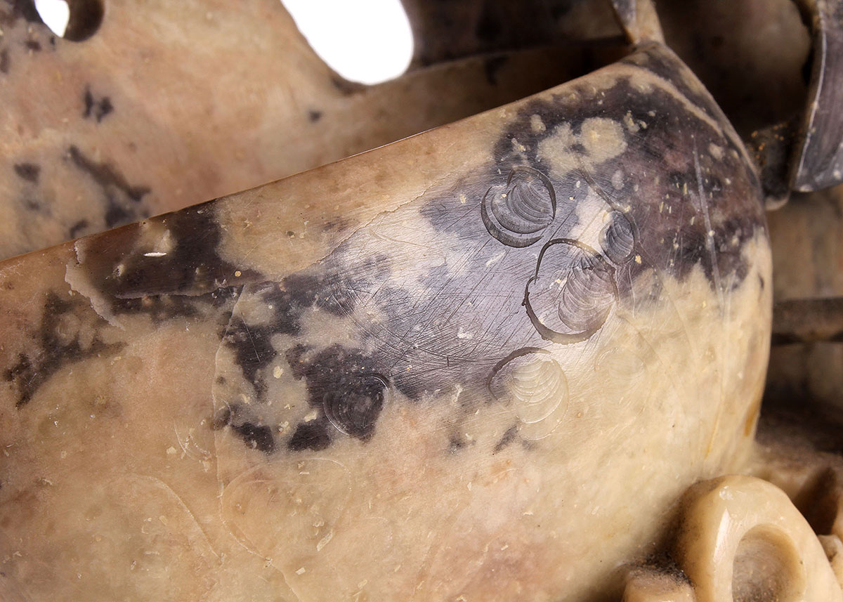 Intricately Carved Marble Vase