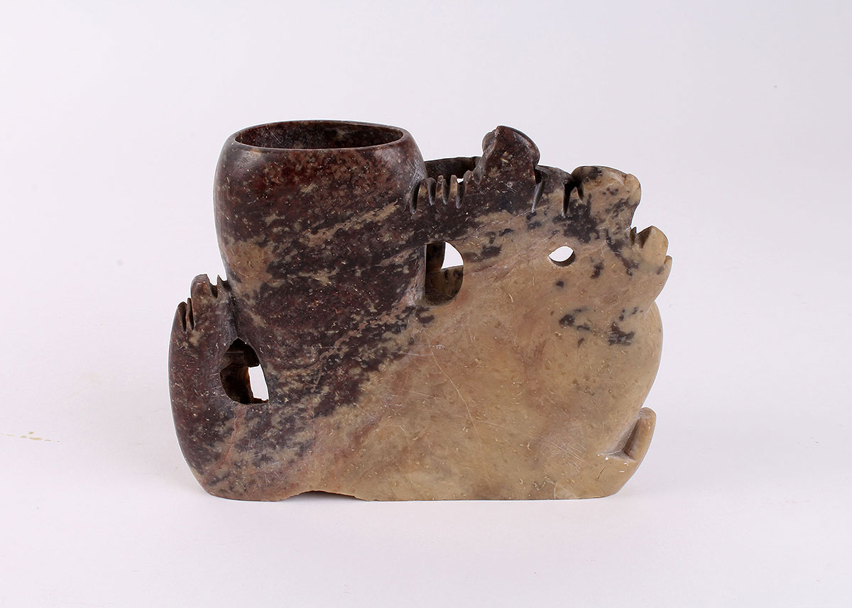 Intricately Carved Marble Vase