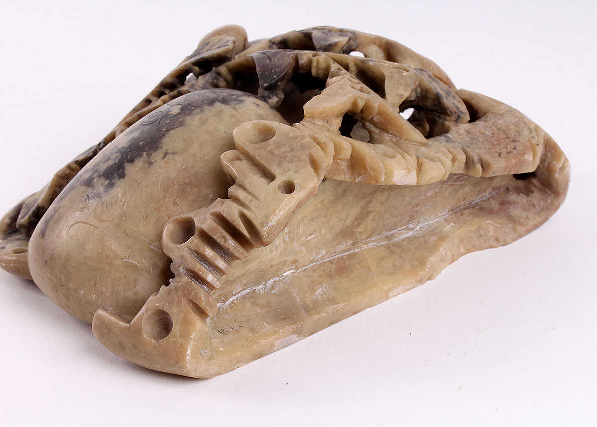 Intricately Carved Marble Vase