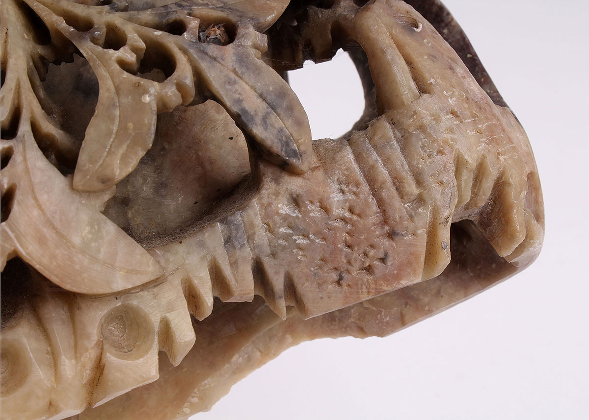 Intricately Carved Marble Vase