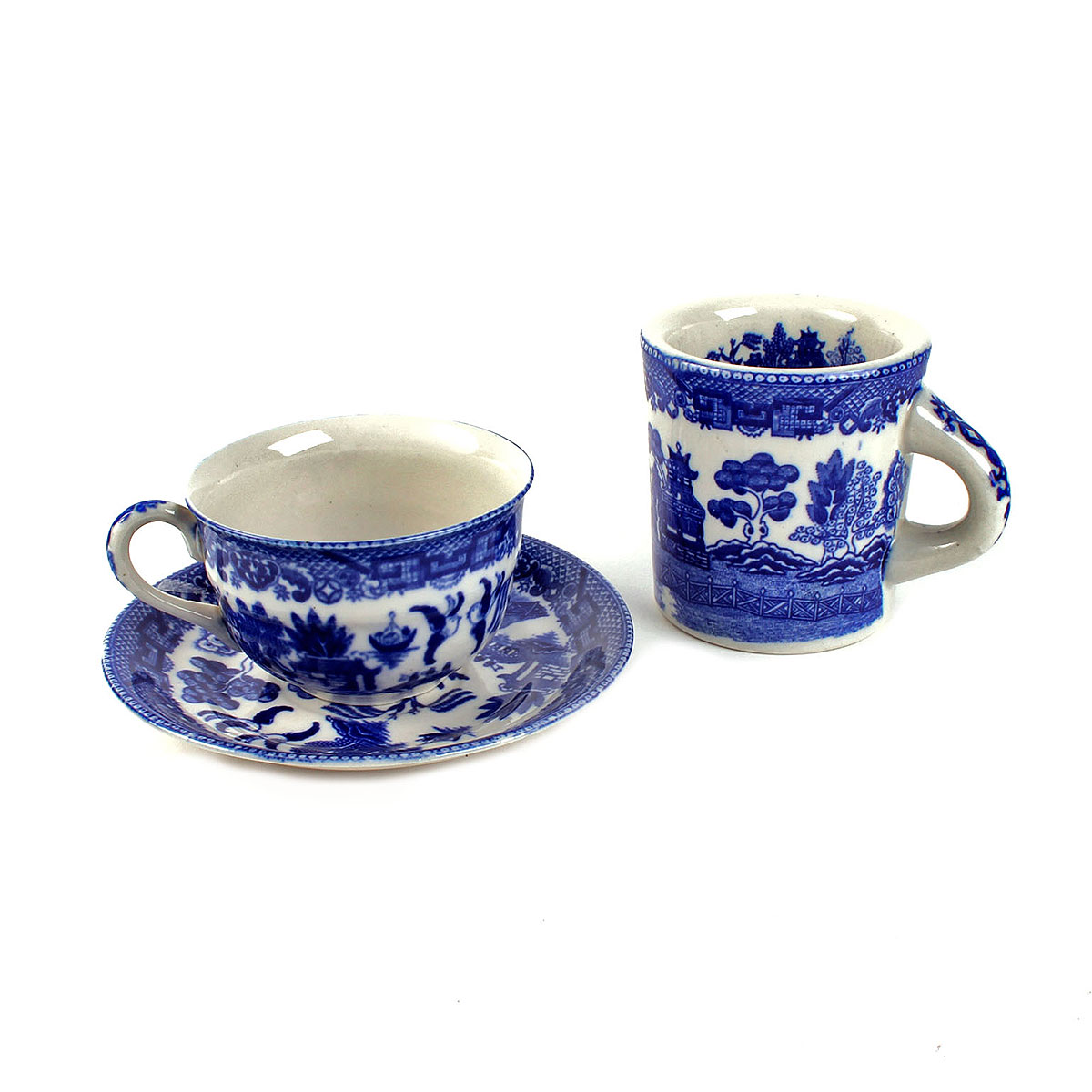 Blue Willow Ceramics Trio