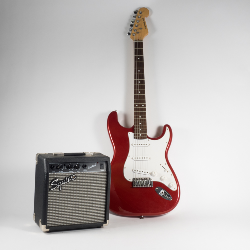 Electric Guitar and Amplifier
