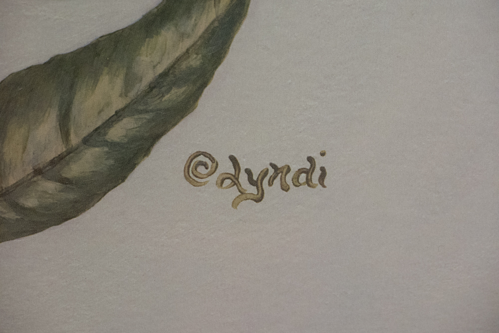 Pair of Signed Offset Lithograph Floral Prints