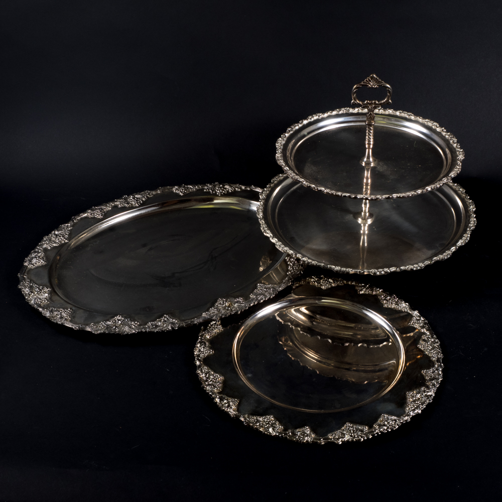 Silverplate Serving Trays