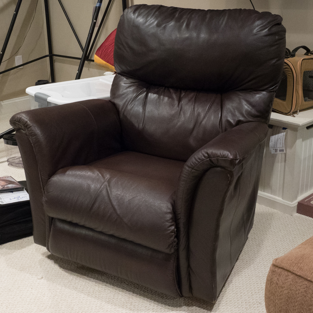 La-Z-Boy Brown Leather Recliner