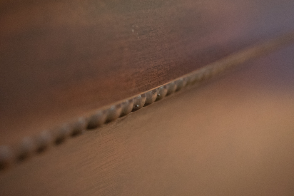 King Sized Walnut Sleigh Bed