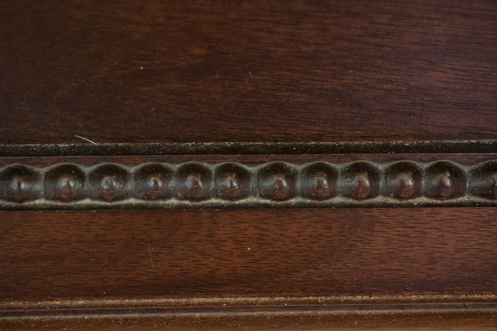 King Sized Walnut Sleigh Bed