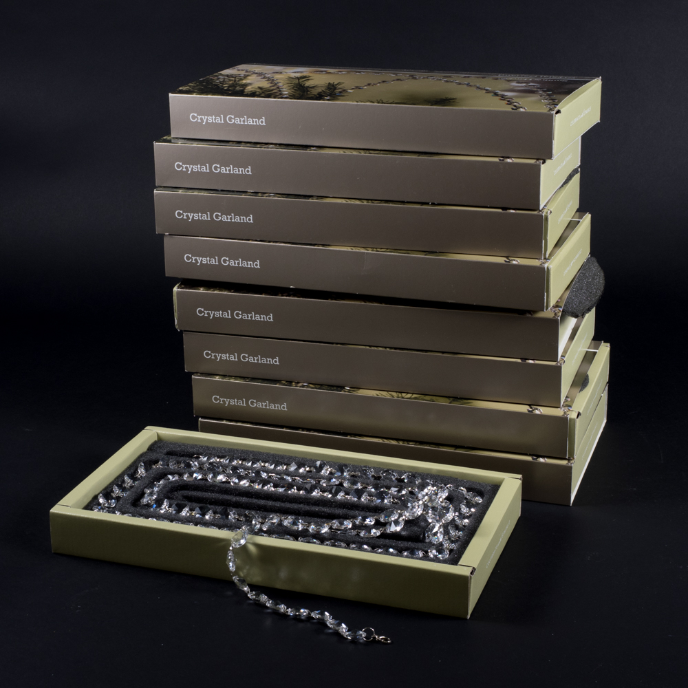 Large Group of Crystal Garlands