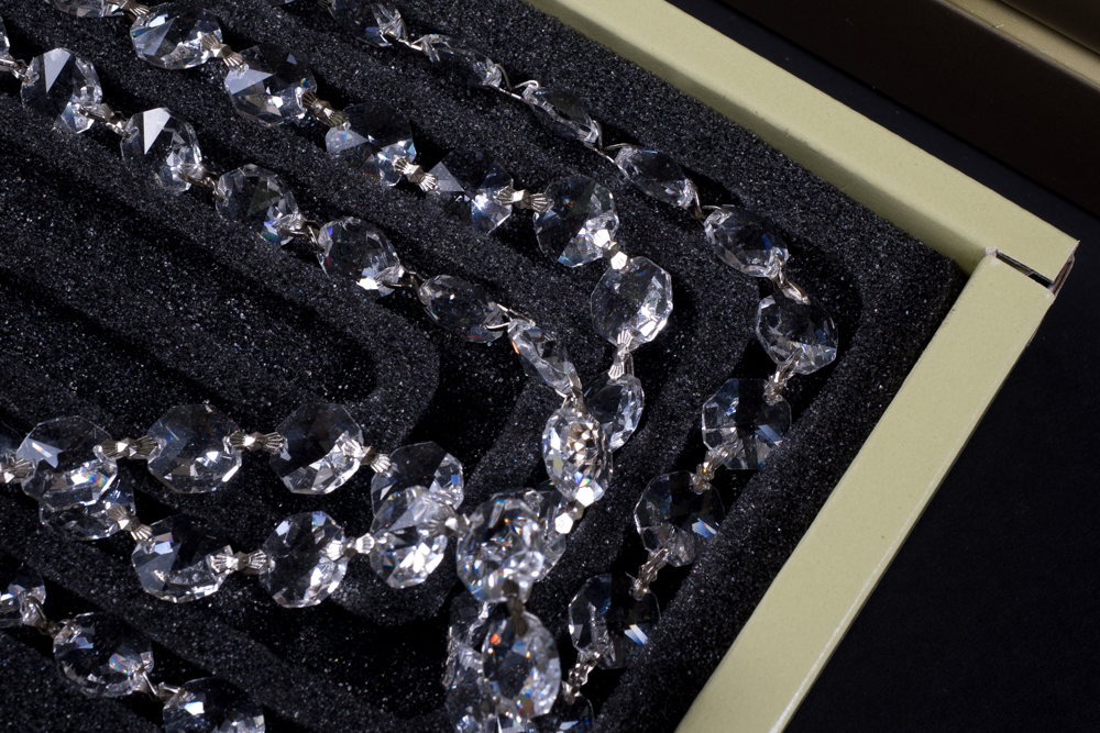 Large Group of Crystal Garlands