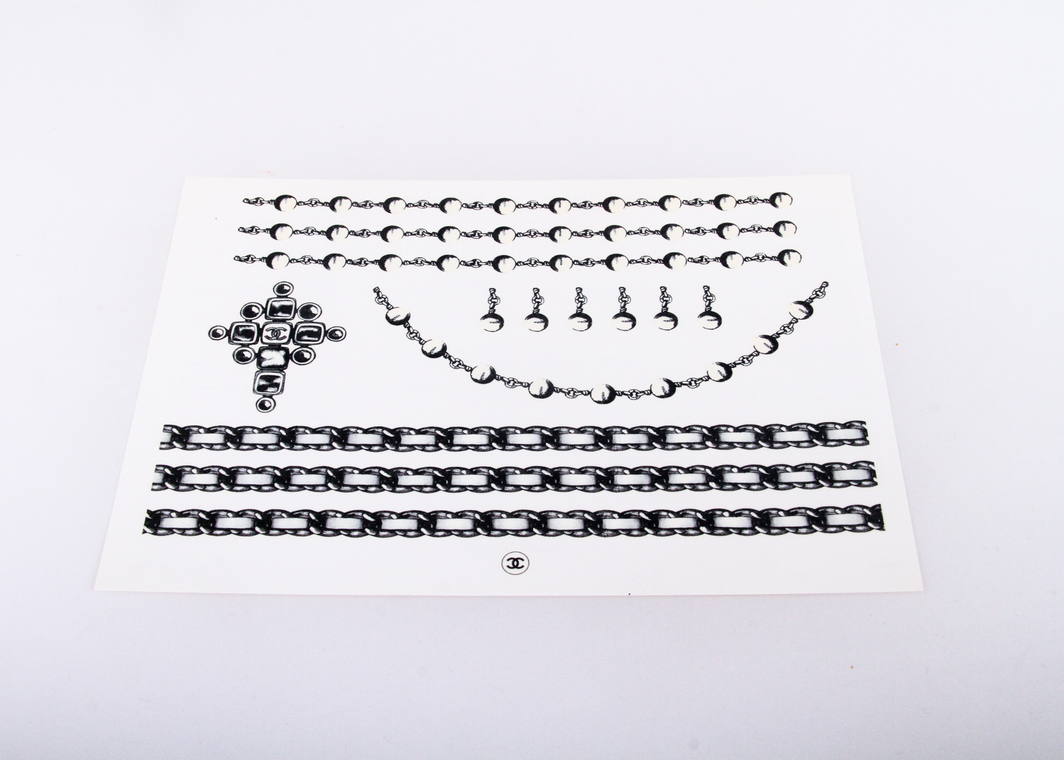 Collection of Chanel Temporary Tattoos